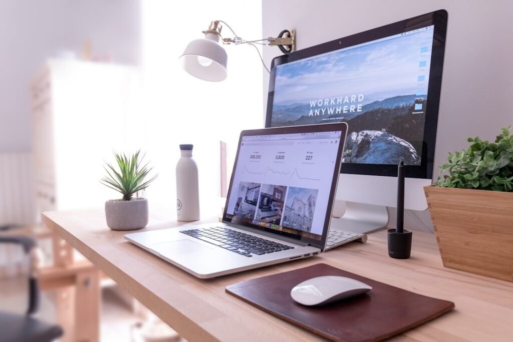 High-converting website and landing page design workspace